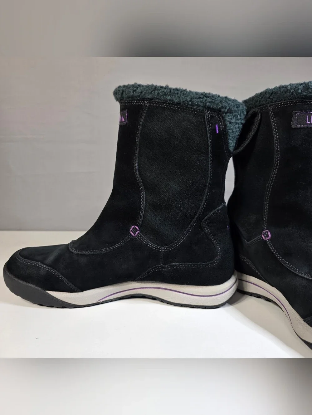L.L. Bean Women's Suede Waterproof Winter Boots Size 8.5